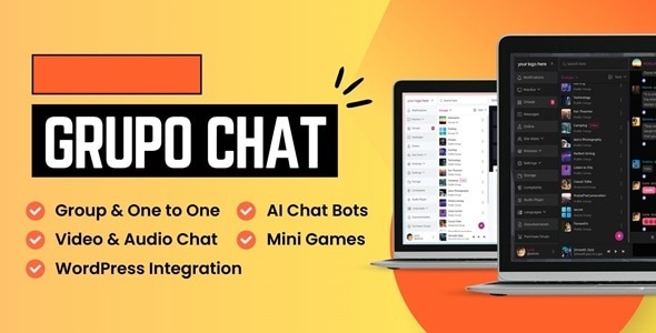 Grupo de Chat - Sala de Chat e Chat Privado