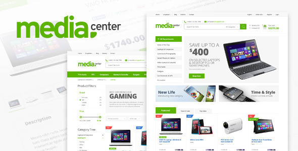 MediaCenter - Tema de Loja de Eletrônicos WooCommerce
