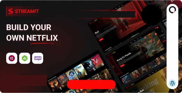 Streamit WP - Tema WordPress de Streaming de Vídeo