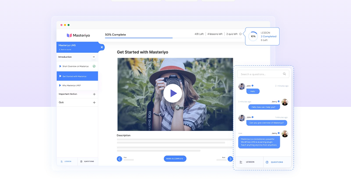 Masteriyo – Plugin LMS para WordPress