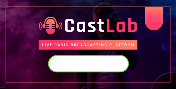 CastLab - Plataforma de Transmissão de Rádio Ao Vivo